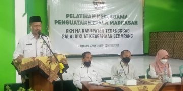 Pembukaan Pelatihan Kerjasama Penguatan Kompetensi Kepala Madrasah