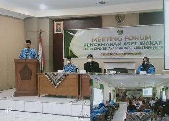Meeting Forum Pengamanan Aset Wakaf Bersama Bupati Dan BPN