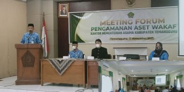 Meeting Forum Pengamanan Aset Wakaf Bersama Bupati Dan BPN