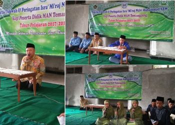 Peringatan Isra Mi'raj MAN Temanggung