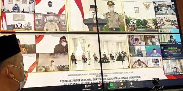 Pertemuan Virtual Wakil Presiden RI Dengan Ulama Dan Tokoh Agama