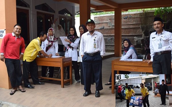 Calon Jamaah Haji Kabupaten Temanggung Serahkan Koper ke Kemenag