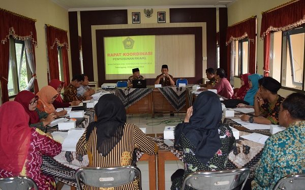 Rakor Penyusunan dan Pembahasan RKA-KL Kankemenag Kab. Temanggung