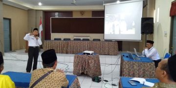Jamaah Calon Haji dari Kabupaten Temanggung yang Tergabung Kloter Sapu Jagad Lakukan Bimbingan Manasik Haji