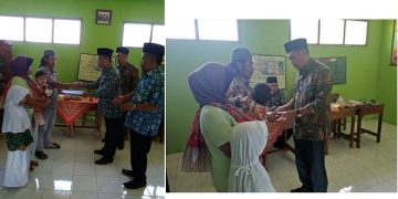 Pokjawas Temanggung Menyerahkan Bantuan Kebakaran