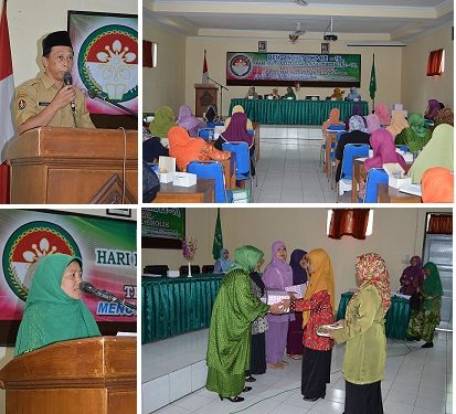 Dharma Wanita Kantor Kementerian Agama Kab. Temanggung Memeriahkan HAB Kemenag Ke-70 Tahun 2016