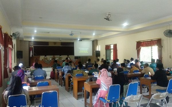 Rakor dan Sosialisasi Pencairan Insentif Pengajar Pendidikan Keagamaan Tahun 2020