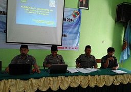 Sosialisasi BOS untuk Bendahara dan Kepala Madrasah MTs se Kabupaten Temanggung