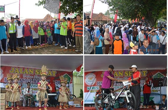 Jalan Sehat Dalam Rangka HAB Ke 71 Kemenag Kab. Temanggung