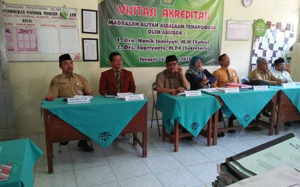 Visitasi Akreditasi MA Assalam Kranggan