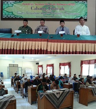 Pembinaan STQ Seksi Bimas Islam Kankemenag Kab. Temanggung