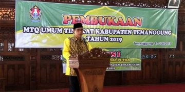 MTQ Umum XXVIII  Kabupaten Temanggung Tahun 2019 dibuka oleh Bupati