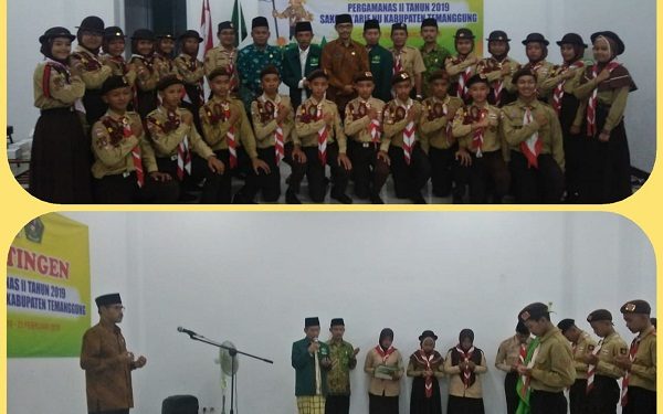 Bupati Melepas Kontingen Pergamanas Kabupaten Temanggung