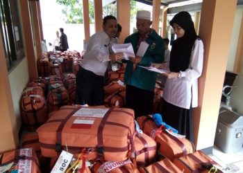 Pengambilan Tas Koper Jemaah Haji Kabupaten Temanggung