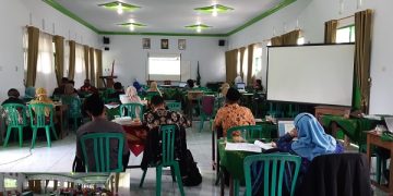 Guru Mapel Akidah Akhlak Mengikuti Bimtek Virtual