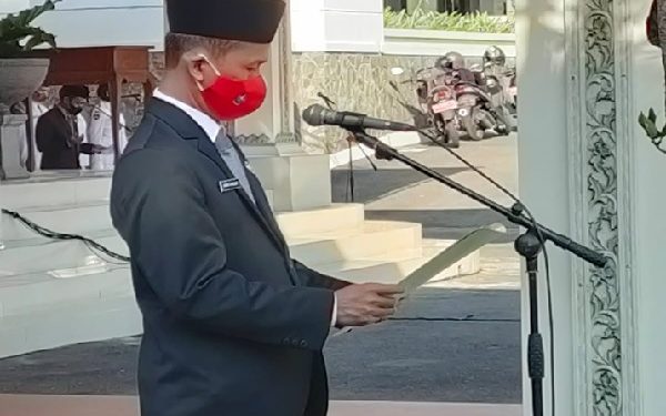 Kepala Kemenag Bacakan Do'a Peringatan HUT RI Ke 76 Tahun 2021