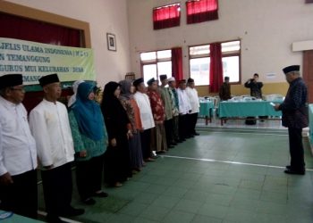 Pelantikan Pengurus MUI Kecamatan Temanggung Periode 2014-2029