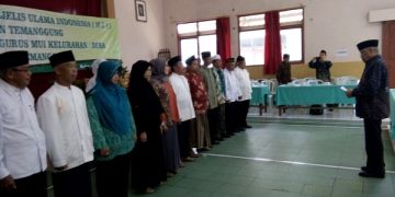 Pelantikan Pengurus MUI Kecamatan Temanggung Periode 2014-2029