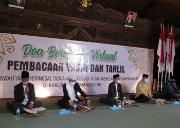 Kepala Kemenag Pimpim Pembacaan Yasin Dan Tahlil Yang Digelar Pemkab Temanggung