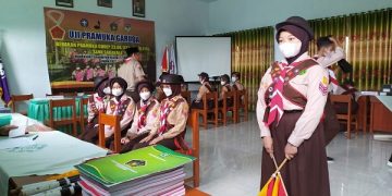 “Sank Sakakala” MTsN 2 Temanggung Lakukan Uji Pramuka Garuda