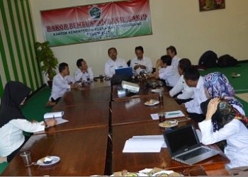 Rakor Pembuatan LAKIP Kankemenag Kabupaten Temanggung