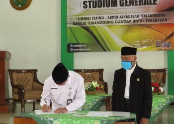 STAINU MoU dengan Kemenag Kab. Temanggung