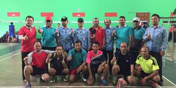 Tim  Kementerian Agama Juara Bulutangkis HUT PGRI Ke 72 Kabupaten Temanggung