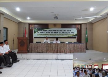 160 Penyuluh Agama Islam Non PSN Ikuti Pembinaan dan Penerimaan SK