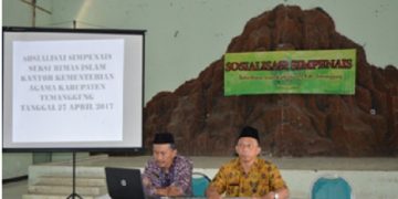 Sosialisasi Simpenais Bagi Penyuluh Agama Kankemenag Kabupaten Temanggung
