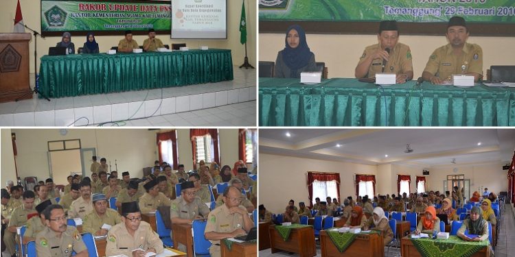 Tertib Administrasi melalui Update Data ASN di Lingkungan Kankemenag Kab. Temanggung