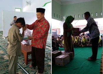 Sambut 10 Muharram MTsN Kedu Santuni Anak Yatim