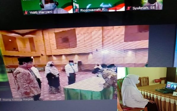 Dua Orang ASN Kemenag Kab. Temanggung Dilantik Menjadi Penyuluh Agama Islam secara Virtual