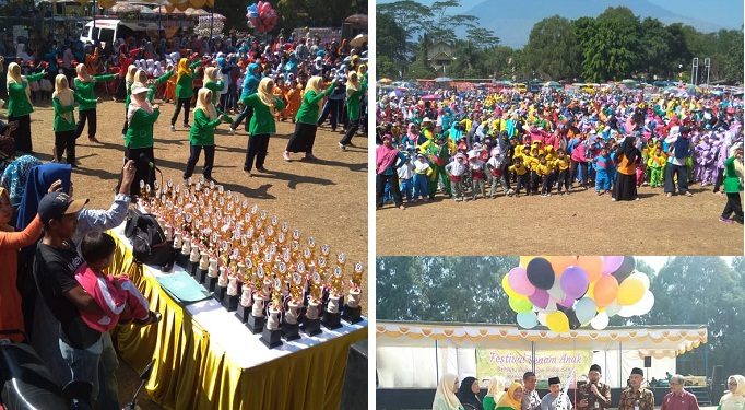 Festival Senam Menggalang Silaturrahmi Guru dan Anak RA