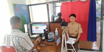 Siswa MAN Temanggung Ikuti Perekaman E-KTP