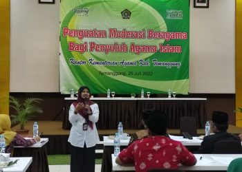 Penguatan Moderasi Beragama bagi Penyuluh Agama Islam Non PNS Kemenag Kab. Temanggung