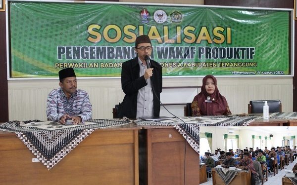 Sosialisasi Pengembangan Wakaf Produktif Kankemenag Kab. Temanggung