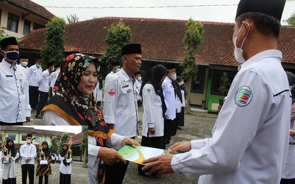 Penyerahan SK Pensiun, Surat Tugas PPPK Dan Penyerahan Penghargaan Kepada Santri Berprestasi Pemenang Kejuaraan POSPEDA