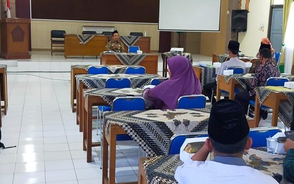 Seksi PD Pontren Kankemenag Kab. Temanggung Selenggarakan Sosialisasi Simba pada Lembaga Keagamaan