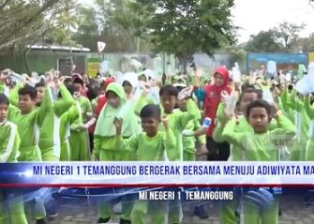 Menuju Adiwiyata Mandiri MIN 1 Temanggung Lakukan  Aksi Pilah Sampah