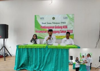 Serah Terima Pekerjaan (PHO) Pembangunan Gedung KUA Kec. Temanggung