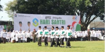 Bupati Temanggung Pimpin Apel Bersama Peringatan Hari Santri Nasional Tahun 2022