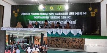 MGMP PAI SMP Kab. Temanggung Gelar Lomba MAPSI Th. 2022