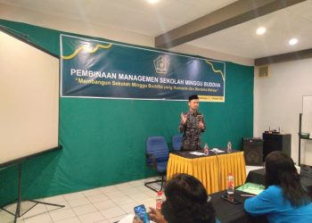 Kemenag Kab. Temanggung Gelar Pembinaan Manajemen Sekolah Minggu Buddha