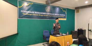 Kemenag Kab. Temanggung Gelar Pembinaan Manajemen Sekolah Minggu Buddha