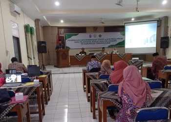Penyelenggara Zakat dan Wakaf Kemenag Kab. Temanggung Gelar Pembinaan Dan Bimtek e-AIW
