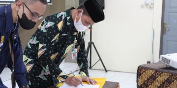 Kepala Kankemenag Tanda Tangani Perjanjian Kerjasama Dengan Bank Mandiri