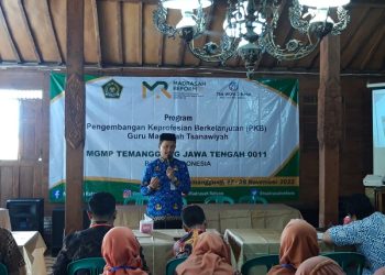 Pelaksanan Program PKB MGMP Guru Madrasah Tsanawiyah di Lingkungan Kemenag Kab. Temanggung