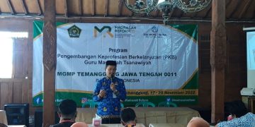 Pelaksanan Program PKB MGMP Guru Madrasah Tsanawiyah di Lingkungan Kemenag Kab. Temanggung