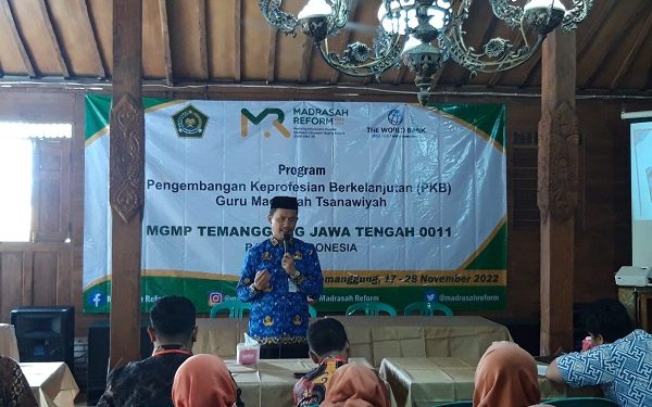 Pelaksanan Program PKB MGMP Guru Madrasah Tsanawiyah di Lingkungan Kemenag Kab. Temanggung