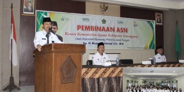 ASN Kemenag Kab. Temanggung Ikuti Pembinaan Kakanwil Kemenag Prov. Jateng